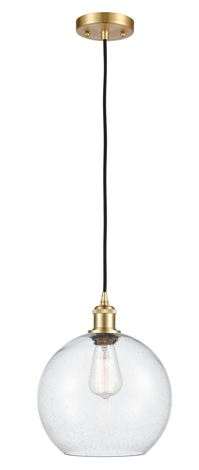 Innovations 516-1P-SG-G124-10-LED LED Mini Pendant, Satin Gold