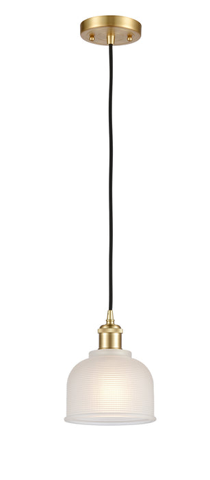 Innovations 516-1P-SG-G411-LED LED Mini Pendant, Satin Gold