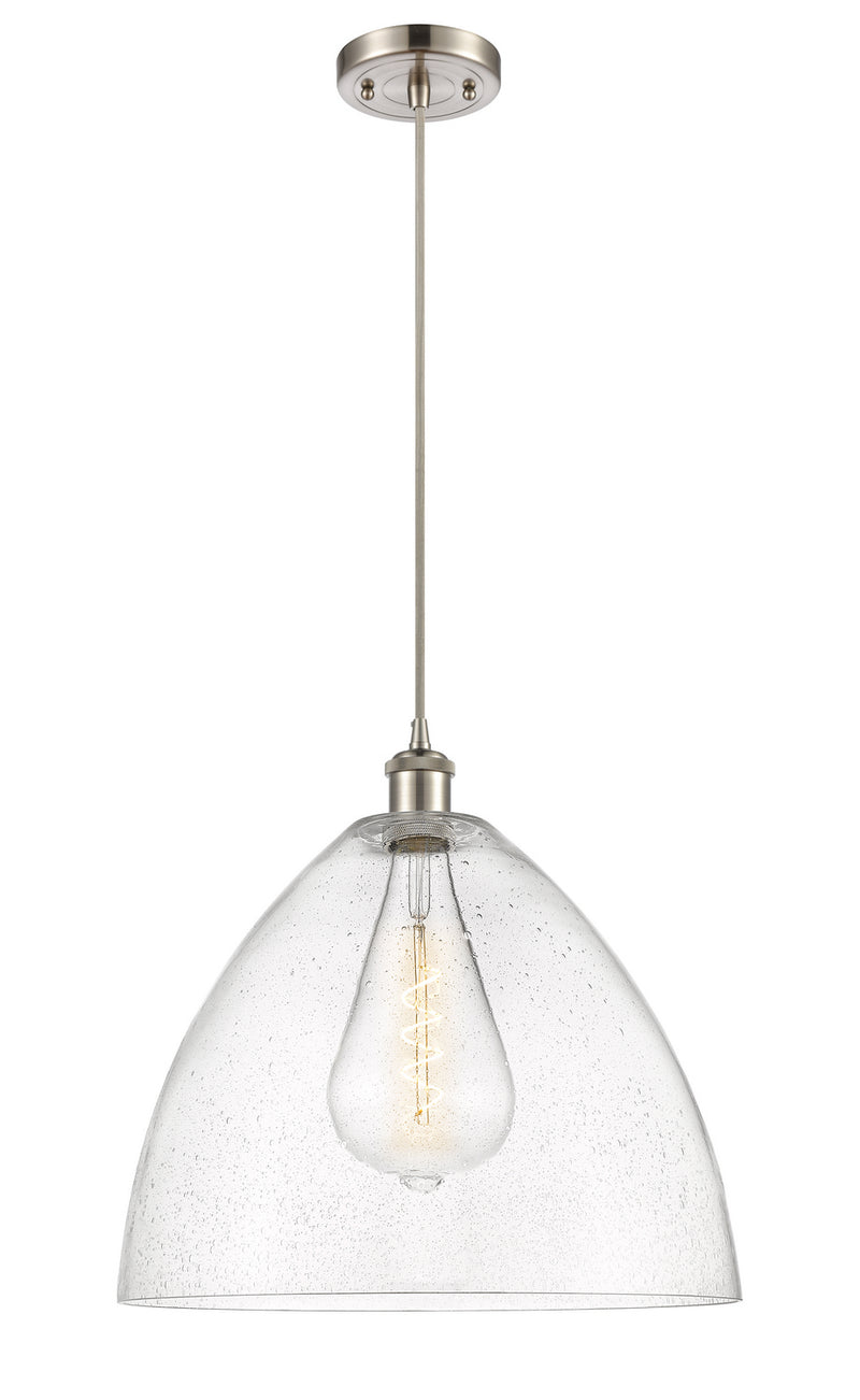 Innovations 516-1P-SN-GBD-164 One Light Pendant, Brushed Satin Nickel