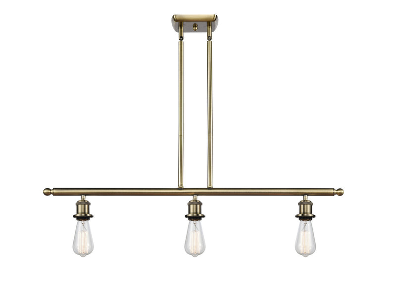 Innovations 516-3I-AB Three Light Island Pendant, Antique Brass
