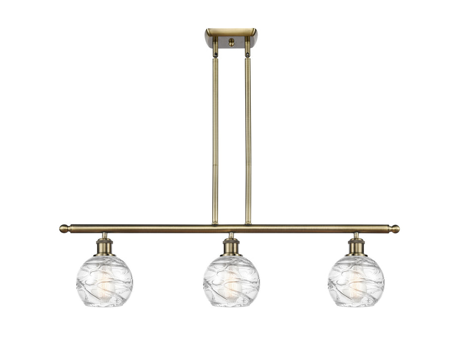 Innovations 516-3I-AB-G1213-6-LED LED Island Pendant, Antique Brass