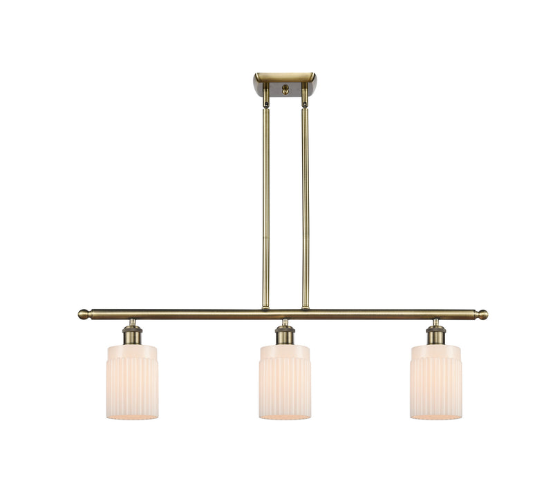 Innovations 516-3I-AB-G341-LED LED Island Pendant, Antique Brass