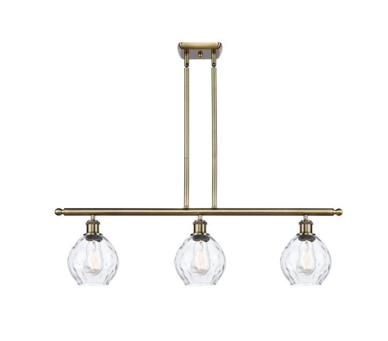 Innovations 516-3I-AB-G362 Three Light Island Pendant, Antique Brass