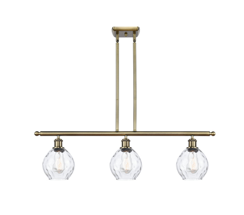 Innovations 516-3I-AB-G362-LED LED Island Pendant, Antique Brass