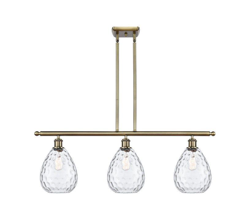 Innovations 516-3I-AB-G372-LED LED Island Pendant, Antique Brass