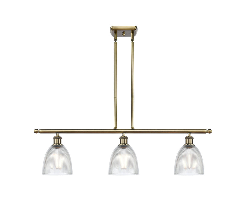 Innovations 516-3I-AB-G382 Three Light Island Pendant, Antique Brass