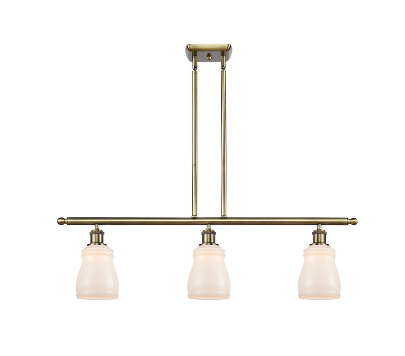 Innovations 516-3I-AB-G391-LED LED Island Pendant, Antique Brass