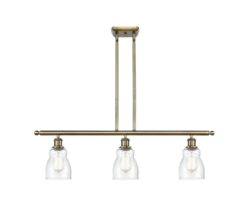 Innovations 516-3I-AB-G394-LED LED Island Pendant, Antique Brass