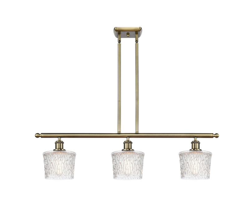 Innovations 516-3I-AB-G402 Three Light Island Pendant, Antique Brass