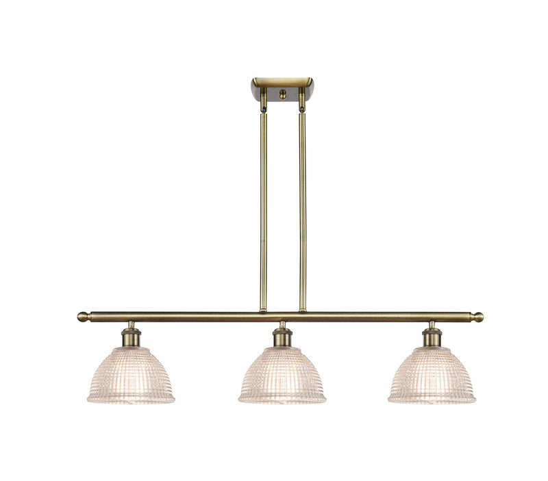 Innovations 516-3I-AB-G422-LED LED Island Pendant, Antique Brass