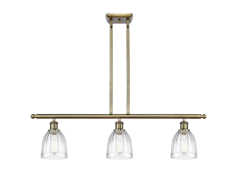 Innovations 516-3I-AB-G442-LED LED Island Pendant, Antique Brass