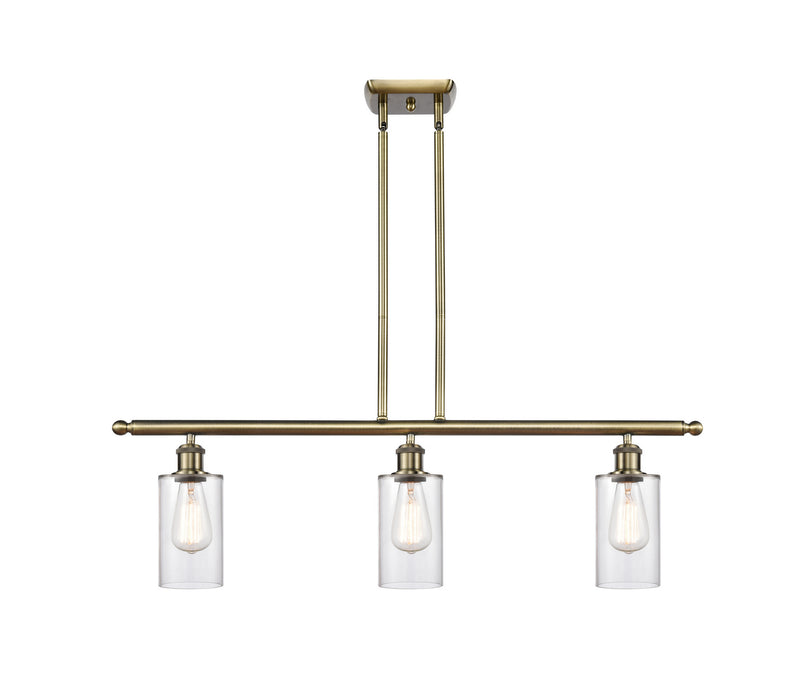 Innovations 516-3I-AB-G802 Three Light Island Pendant, Antique Brass