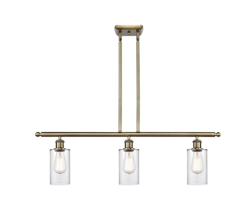Innovations 516-3I-AB-G802-LED LED Island Pendant, Antique Brass
