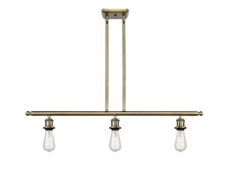 Innovations 516-3I-AB-LED LED Island Pendant, Antique Brass