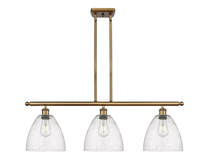 Innovations 516-3I-BB-GBD-94 Three Light Island Pendant, Brushed Brass