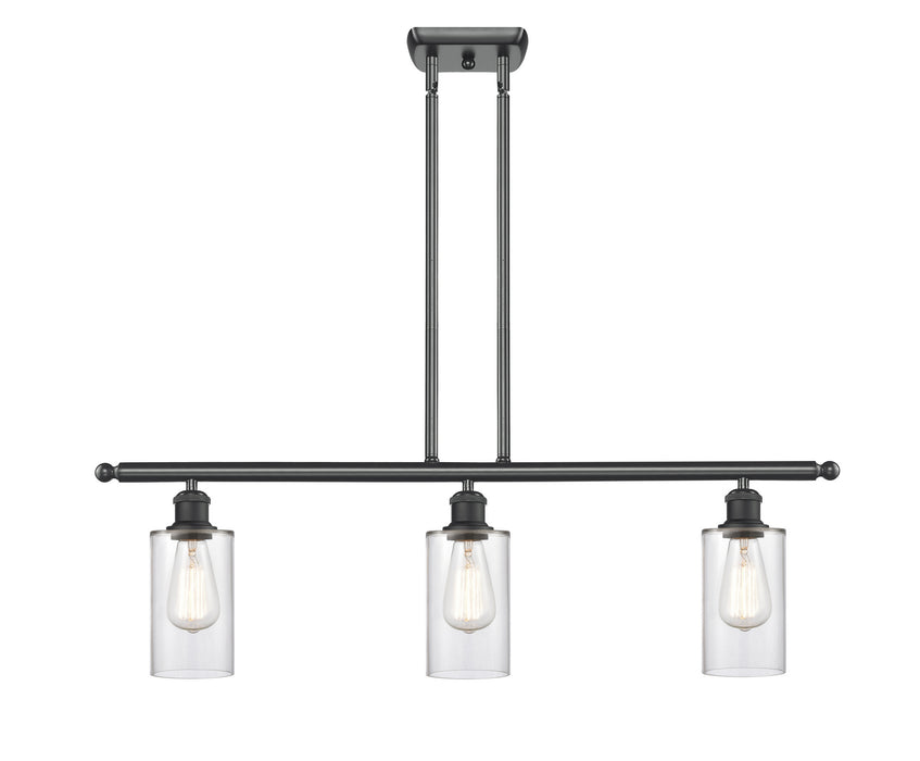Innovations 516-3I-BK-G802 Three Light Island Pendant, Matte Black