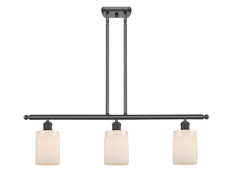 Innovations 516-3I-OB-G341-LED LED Island Pendant, Oil Rubbed Bronze