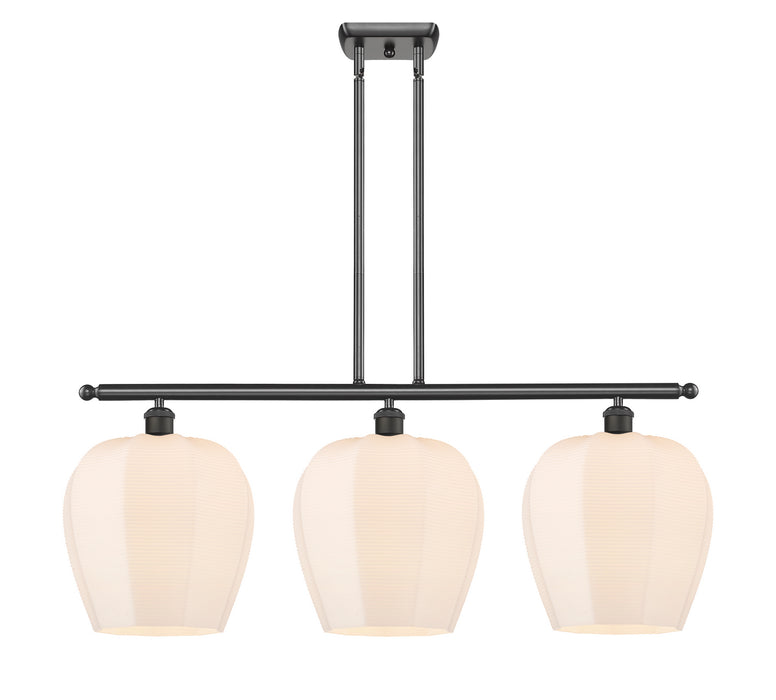 Innovations 516-3I-OB-G461-12 Three Light Island Pendant, Oil Rubbed Bronze