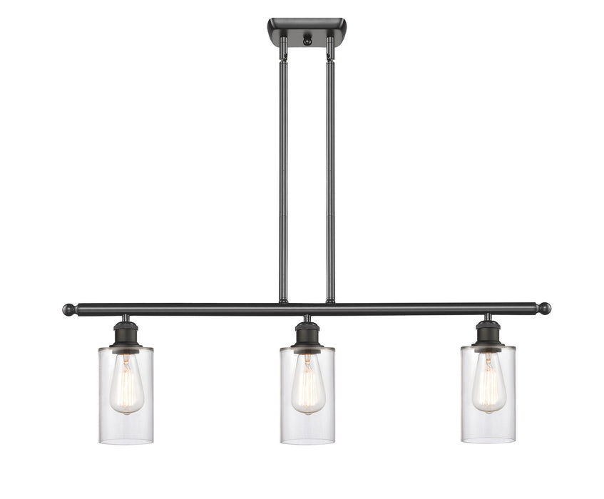 Innovations 516-3I-OB-G802 Three Light Island Pendant, Oil Rubbed Bronze