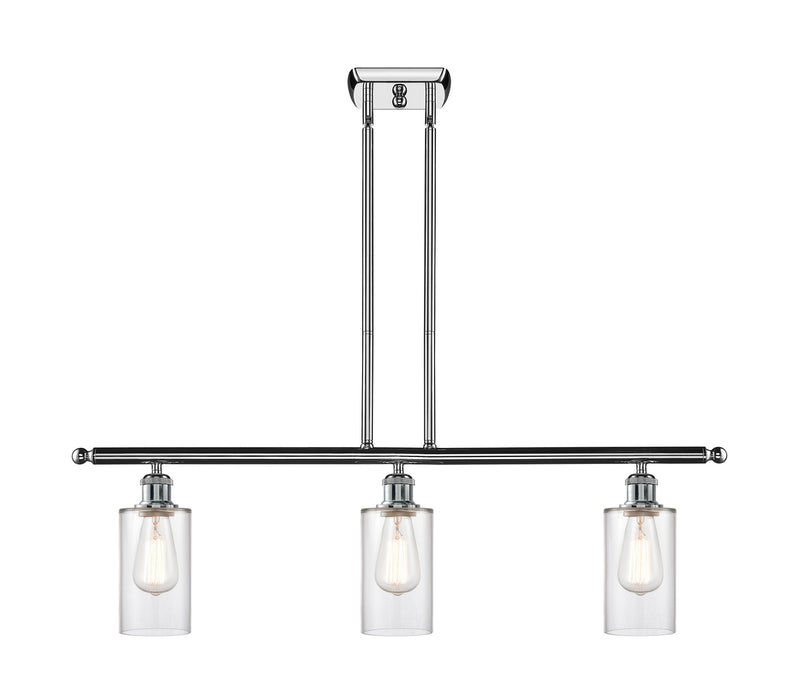 Innovations 516-3I-PC-G802 Three Light Island Pendant, Polished Chrome