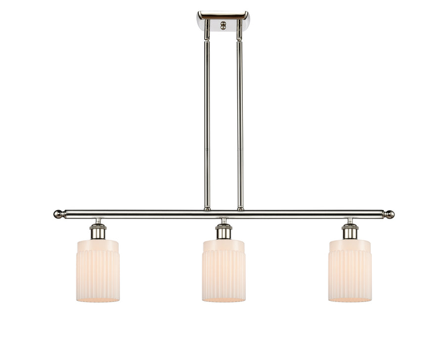 Innovations 516-3I-PN-G341-LED LED Island Pendant, Polished Nickel