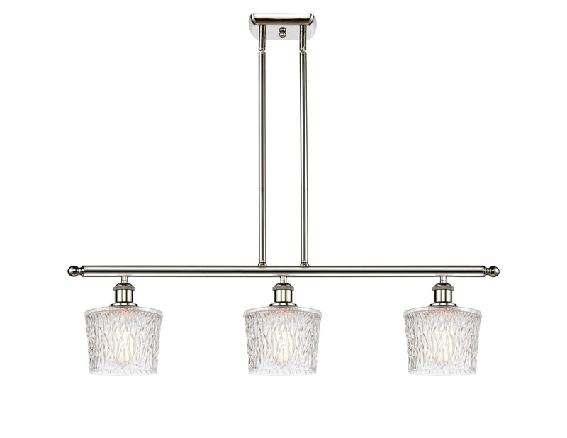Innovations 516-3I-PN-G402-LED LED Island Pendant, Polished Nickel
