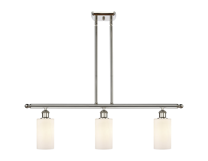 Innovations 516-3I-PN-G801 Three Light Island Pendant, Polished Nickel