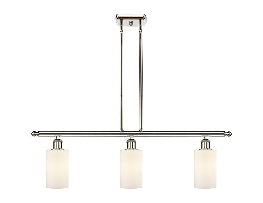 Innovations 516-3I-PN-G801 Three Light Island Pendant, Polished Nickel