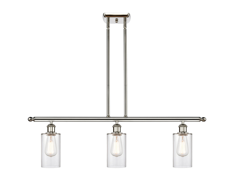 Innovations 516-3I-PN-G802-LED LED Island Pendant, Polished Nickel