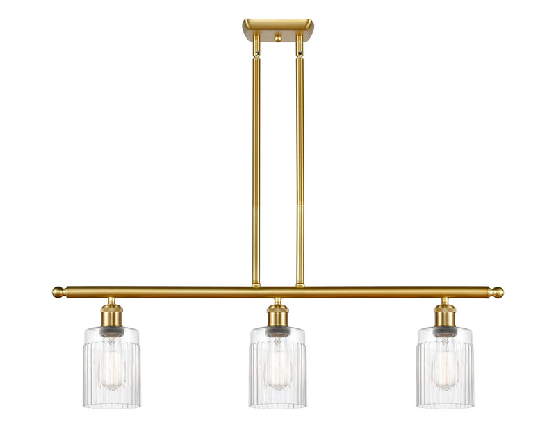 Innovations 516-3I-SG-G342-LED LED Island Pendant, Satin Gold