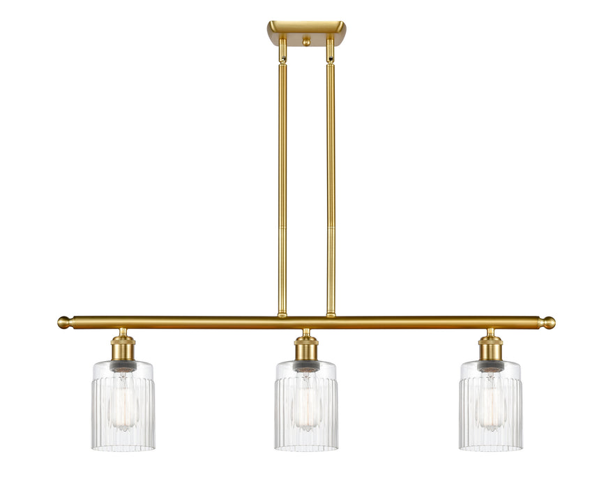 Innovations 516-3I-SG-G342-LED LED Island Pendant, Satin Gold