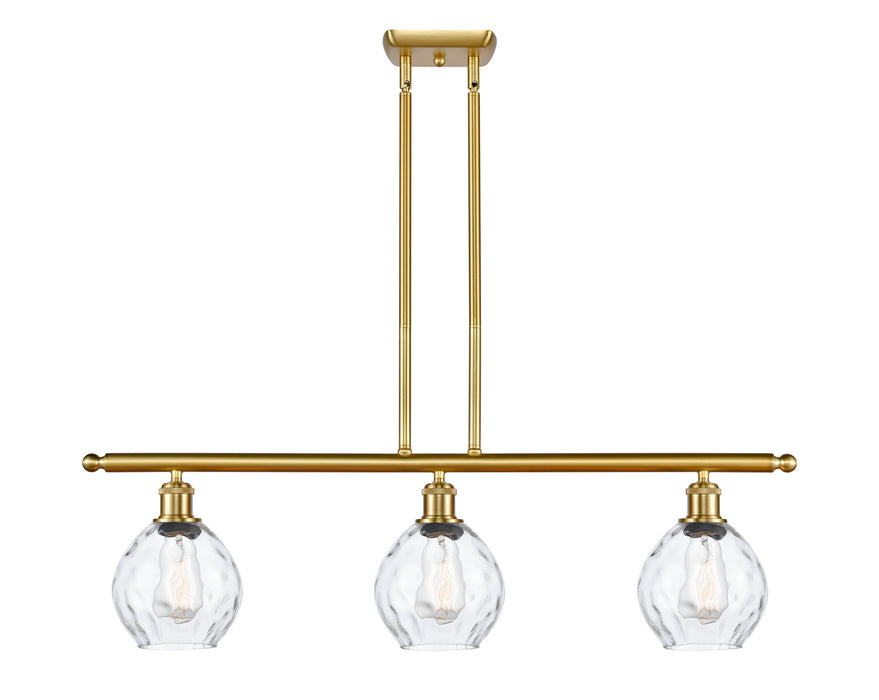 Innovations 516-3I-SG-G362-LED LED Island Pendant, Satin Gold