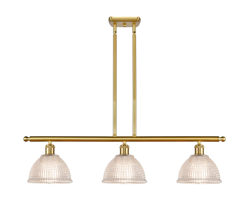 Innovations 516-3I-SG-G422-LED LED Island Pendant, Satin Gold