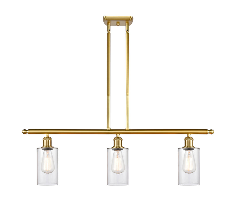 Innovations 516-3I-SG-G802-LED LED Island Pendant, Satin Gold