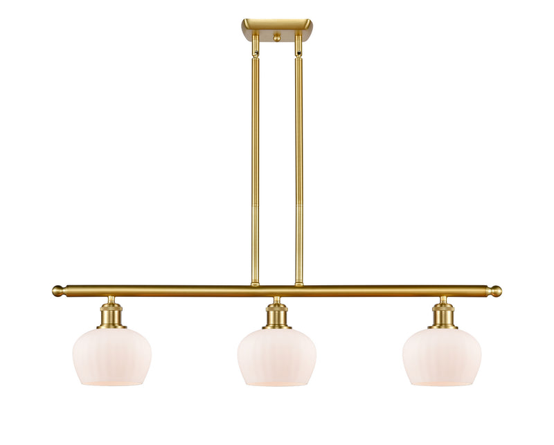 Innovations 516-3I-SG-G91-LED LED Island Pendant, Satin Gold