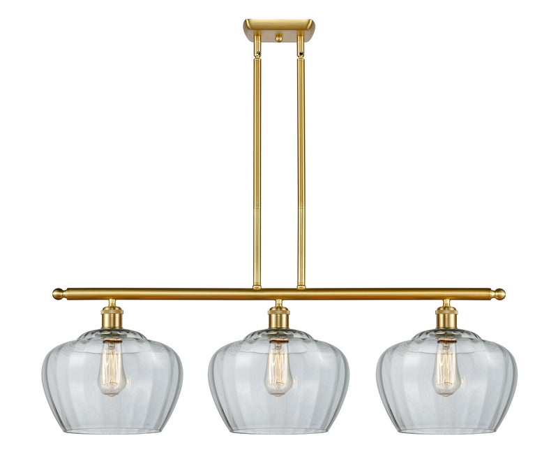 Innovations 516-3I-SG-G92-L-LED LED Island Pendant, Satin Gold