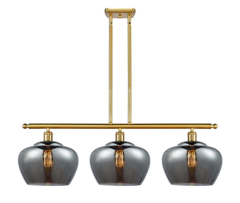 Innovations 516-3I-SG-G93-L Three Light Island Pendant, Satin Gold