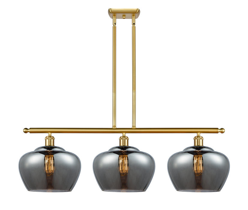 Innovations 516-3I-SG-G93-L-LED LED Island Pendant, Satin Gold