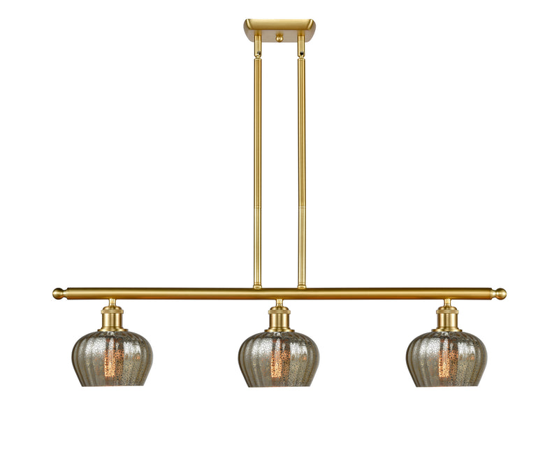 Innovations 516-3I-SG-G96-LED LED Island Pendant, Satin Gold