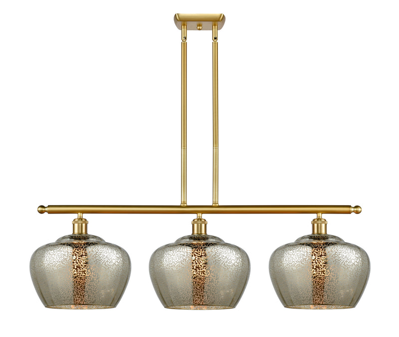 Innovations 516-3I-SG-G96-L-LED LED Island Pendant, Satin Gold
