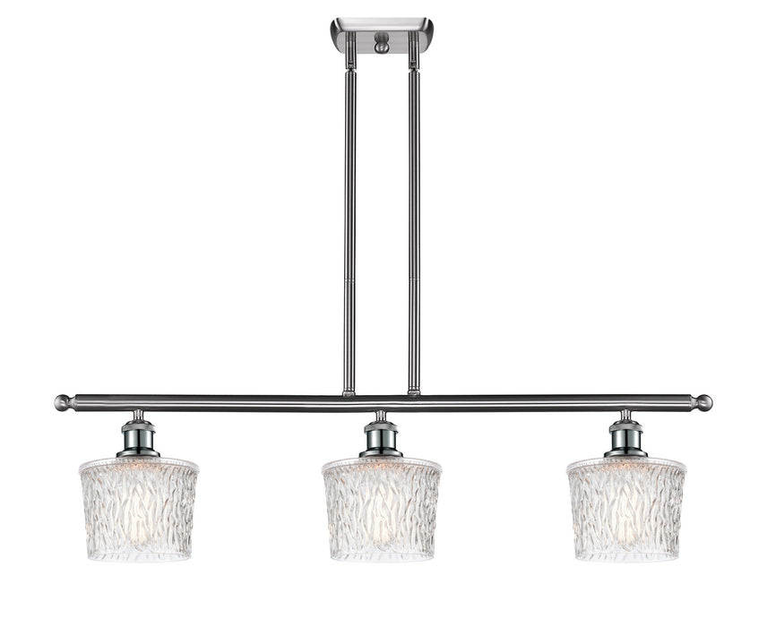 Innovations 516-3I-SN-G402 Three Light Island Pendant, Brushed Satin Nickel