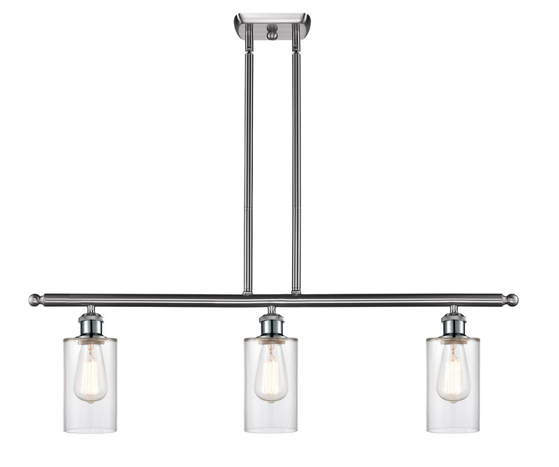 Innovations 516-3I-SN-G802-LED LED Island Pendant, Brushed Satin Nickel
