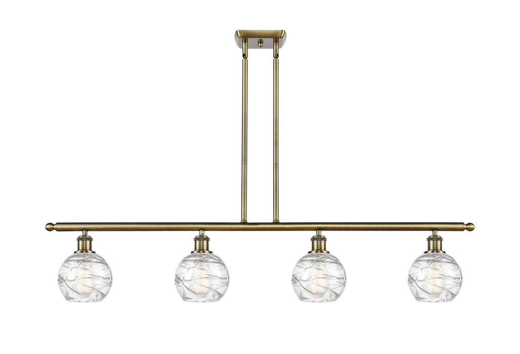 Innovations 516-4I-AB-G1213-6-LED LED Island Pendant, Antique Brass