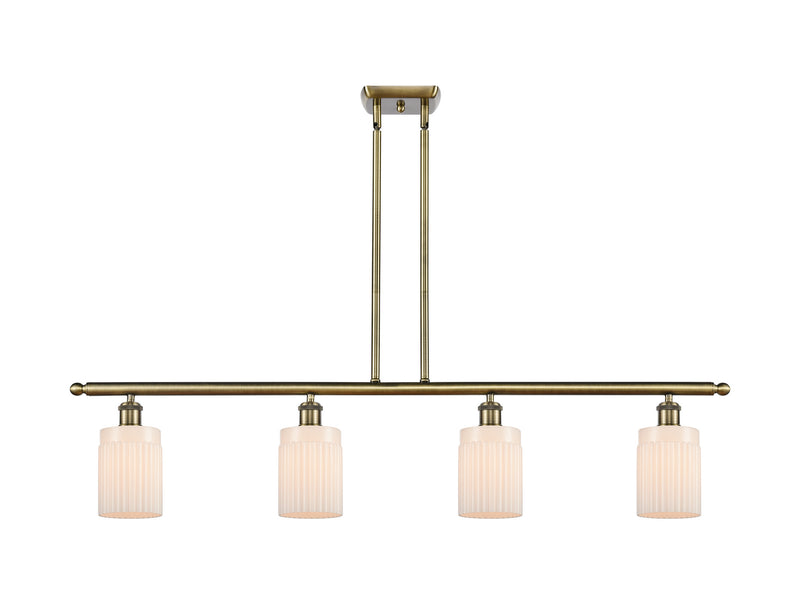 Innovations 516-4I-AB-G341-LED LED Island Pendant, Antique Brass