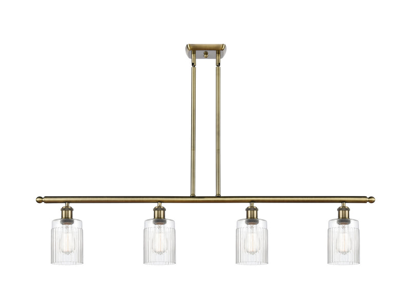 Innovations 516-4I-AB-G342-LED LED Island Pendant, Antique Brass