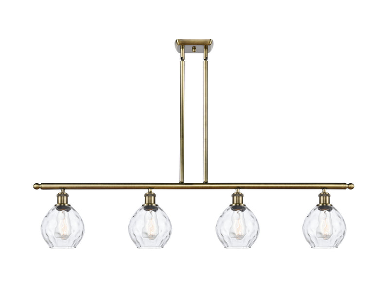 Innovations 516-4I-AB-G362-LED LED Island Pendant, Antique Brass