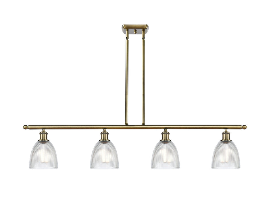Innovations 516-4I-AB-G382-LED LED Island Pendant, Antique Brass