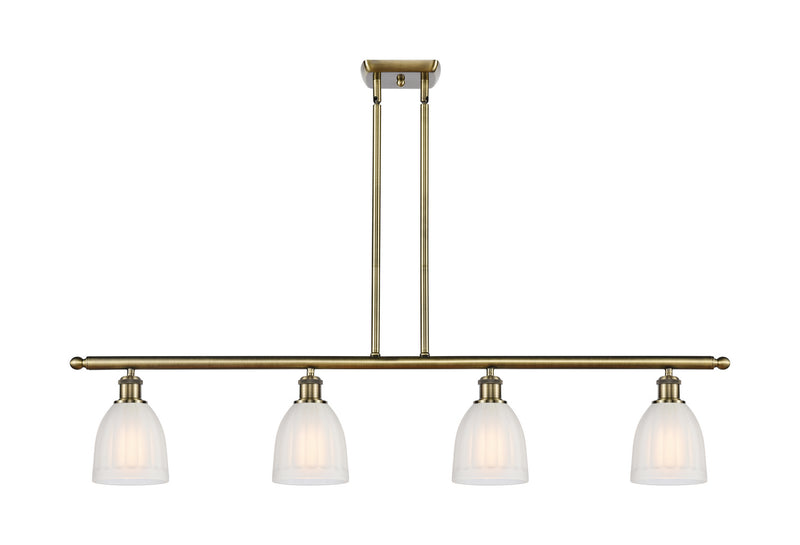 Innovations 516-4I-AB-G441 Four Light Island Pendant, Antique Brass