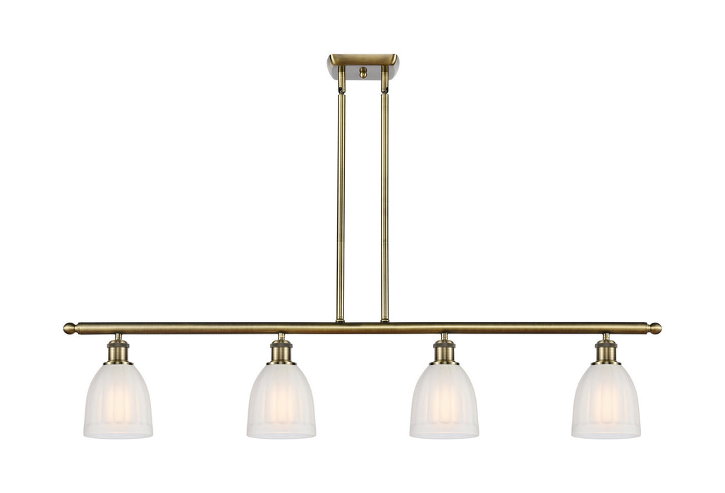 Innovations 516-4I-AB-G441 Four Light Island Pendant, Antique Brass