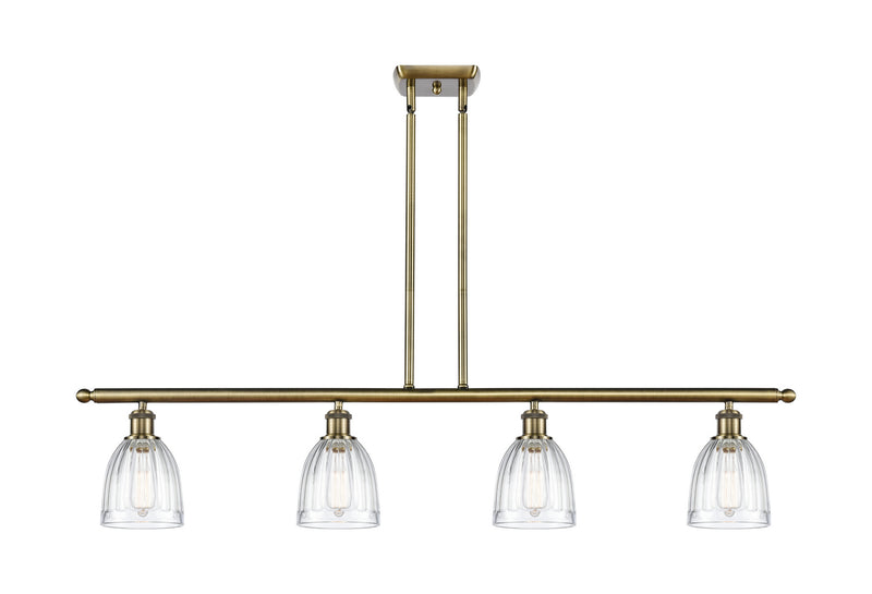 Innovations 516-4I-AB-G442-LED LED Island Pendant, Antique Brass